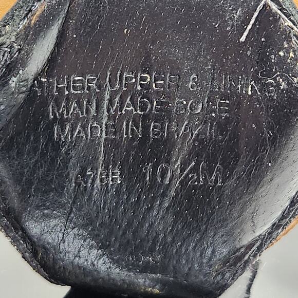 Tory Burch Black Patent Leather T Strap Thong Heel Sandal Women Size 10.5 M Shoe - Picture 6 of 10